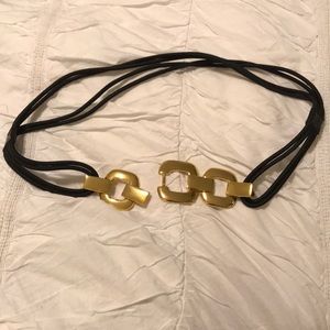 Zara Accessories - Gold Buckle Elastic Belt Zara Accessories - Gold Buckle Elastic Belt
